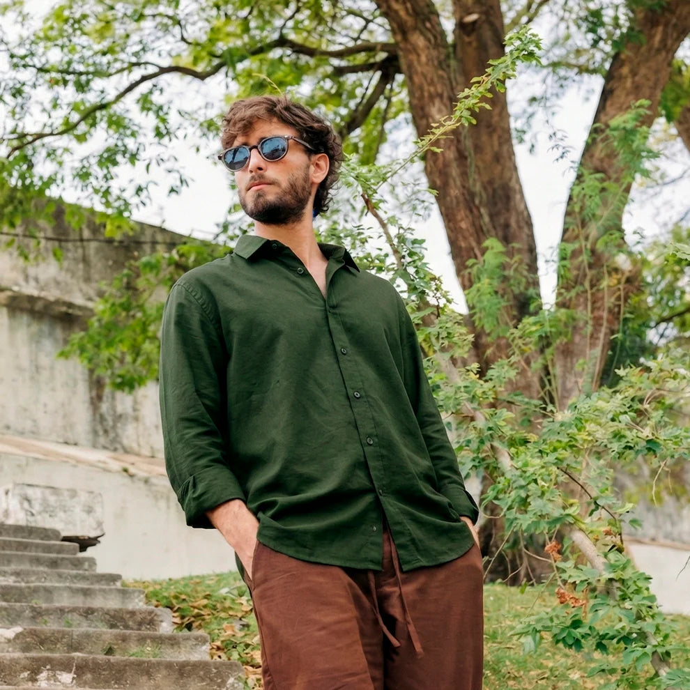 Minimalist Linen Shirt