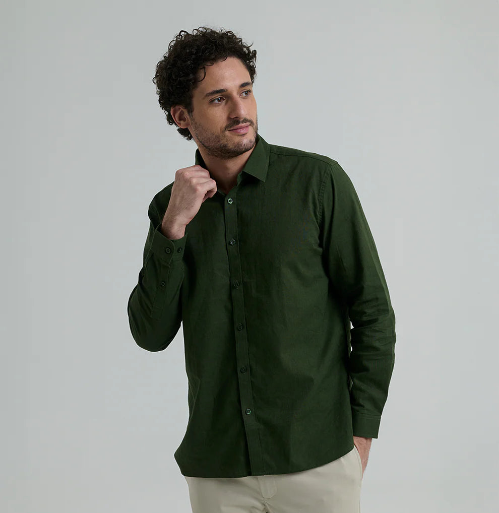 Minimalist Linen Shirt